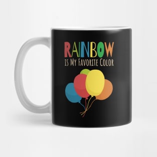 My Favorite Color is Rainbow Mug